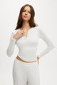 Sleep Recovery Henley Long Sleeve