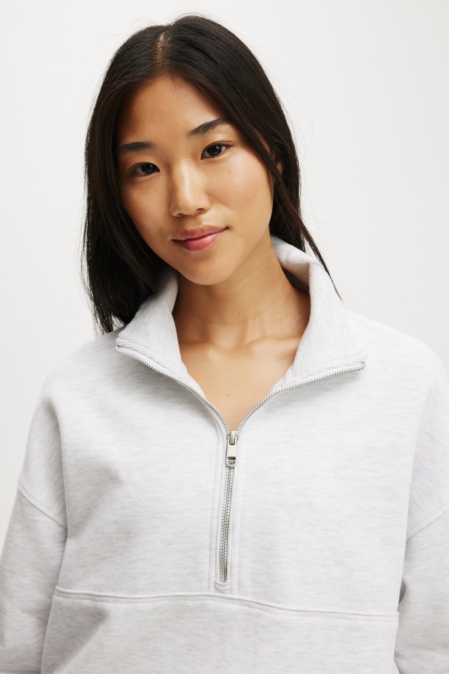 Plush Essential Half Zip Jumper