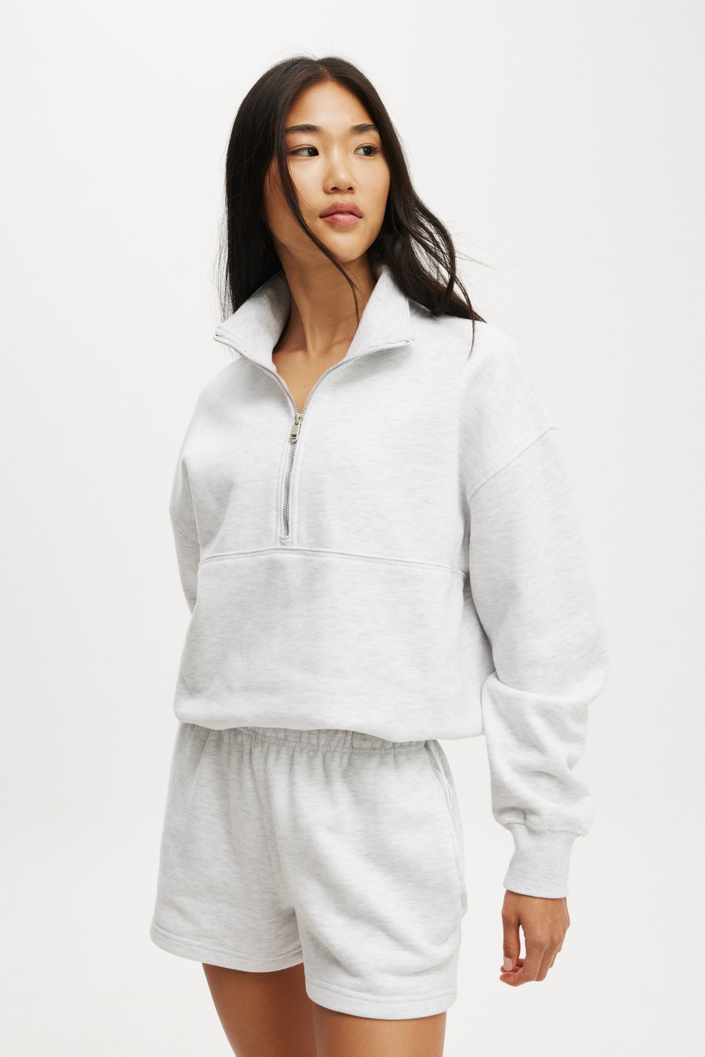 Plush Essential Half Zip Jumper