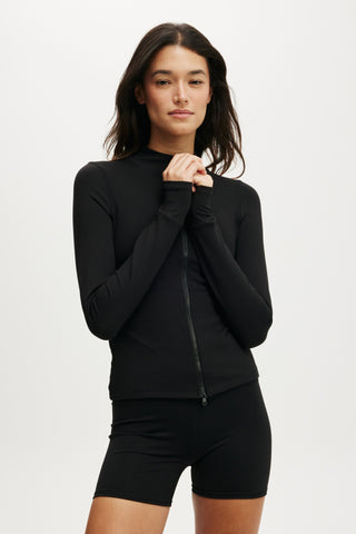 Active Core Zip Through Long Sleeve