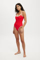 Thin Strap Low Scoop One Piece Cheeky