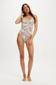 Thin Strap Low Scoop One Piece Cheeky