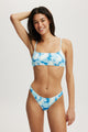 Straight Neck Crop Bikini Top