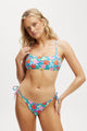 Straight Neck Crop Bikini Top