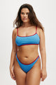 Straight Neck Crop Bikini Top