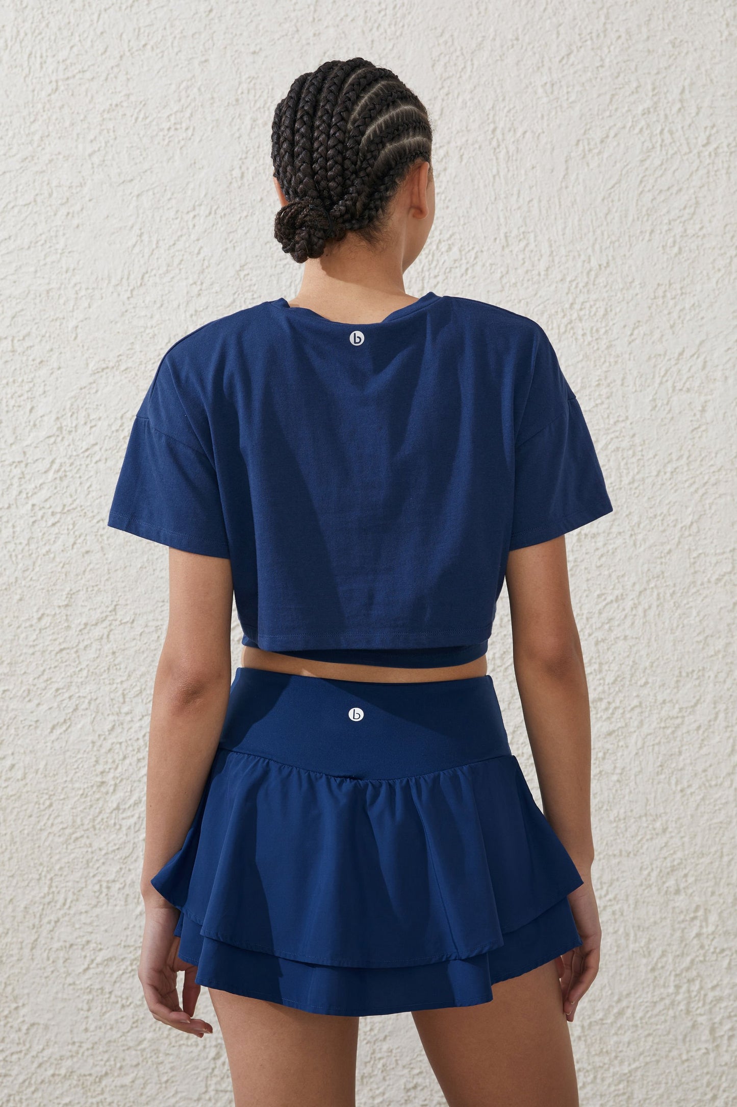 Active Woven Ruffle Hem Skirt