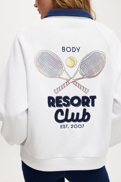 Plush Graphic Polo