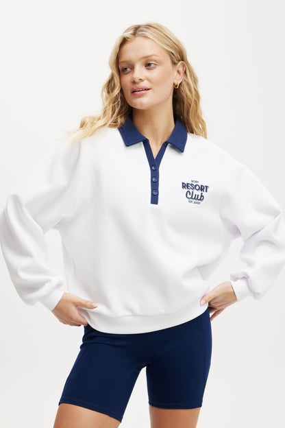 Plush Graphic Polo