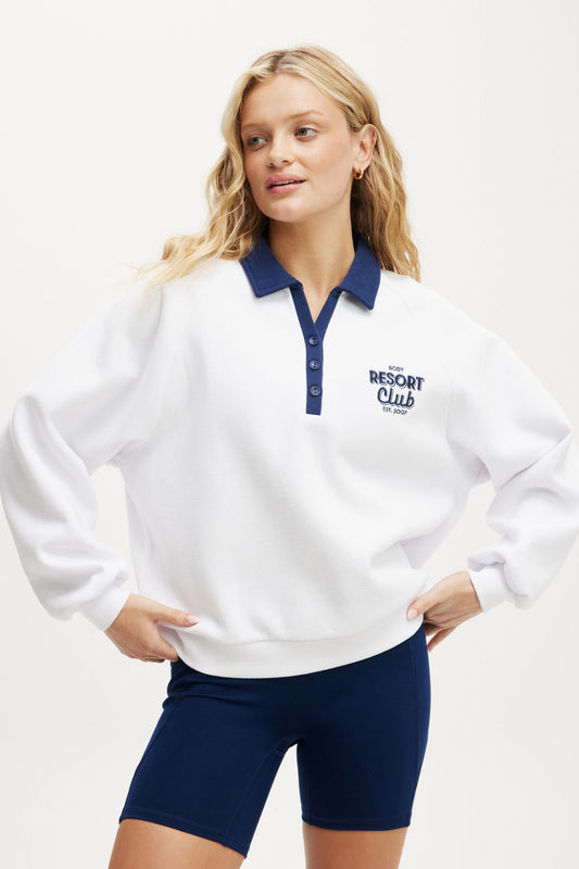 Plush Graphic Polo