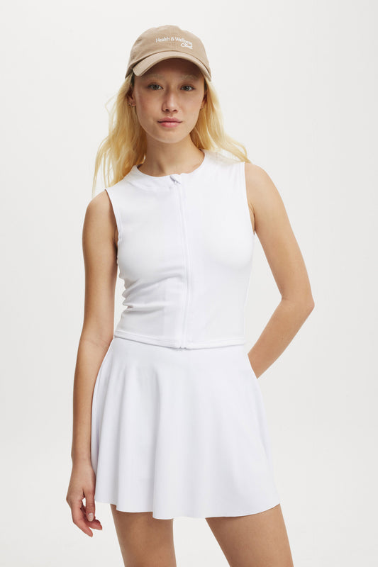 Ultra Soft Zip Through Tank