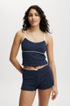 Pointelle Picot Sleep Top