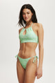 Gathered Keyhole Bikini Top