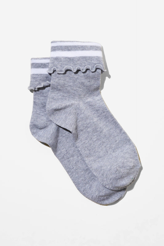 Active Folded Frill Sock