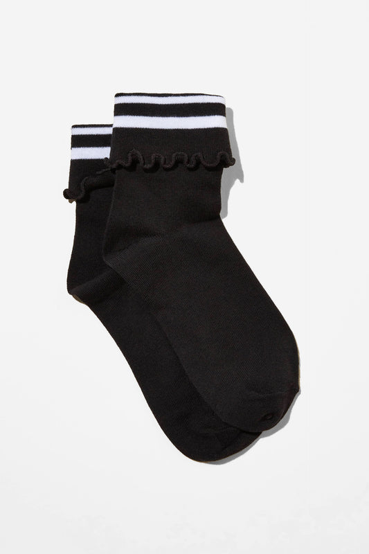 Active Folded Frill Sock