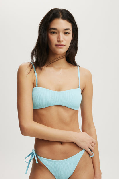 Curved Bandeau Bikini Top