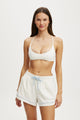 Ultra Soft Minimal Strappy Crop