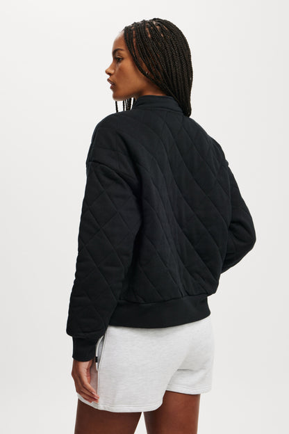 Active Quilted Zip Through