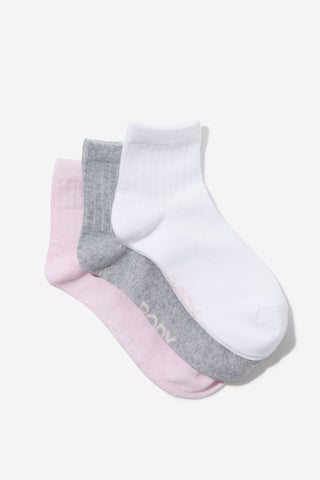 Body Mid Crew Socks 3Pk