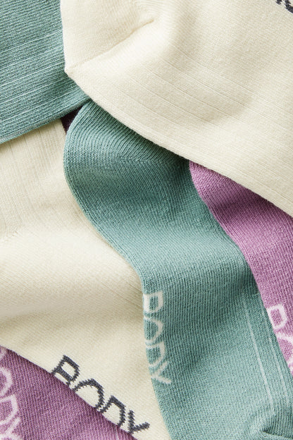 Body Mid Crew Socks 3Pk