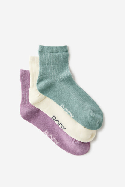 Body Mid Crew Socks 3Pk