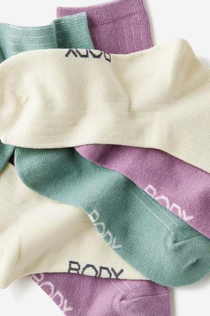 Body Mid Crew Socks 3Pk