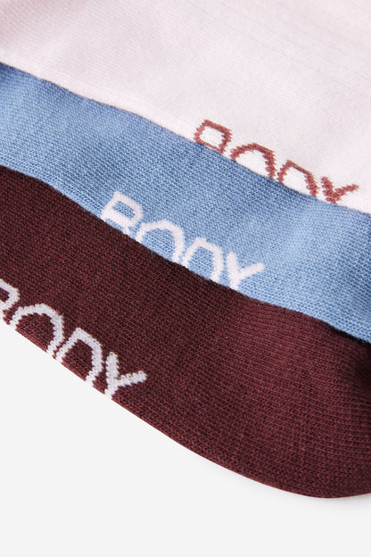 Body Mid Crew Socks 3Pk
