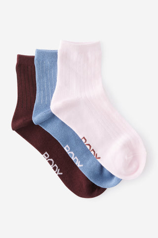 Body Mid Crew Socks 3Pk