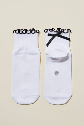 Active Frill Bow Sock