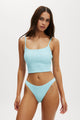 Cropped Tankini Swim Top