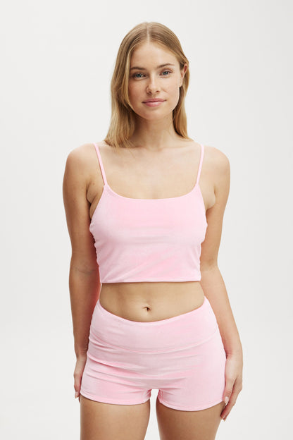 Cropped Tankini Swim Top
