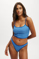 Cropped Tankini Swim Top