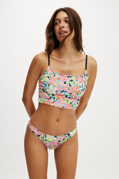 Cropped Tankini Swim Top