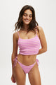 Cropped Tankini Swim Top