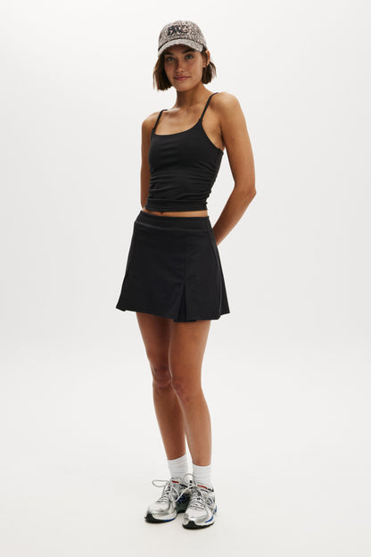 Ultra Soft Fitted Pleat Skirt