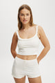 Rib Ruffle Cami