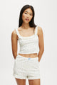 Rib Ruffle Cami