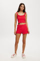 Rib Ruffle Short