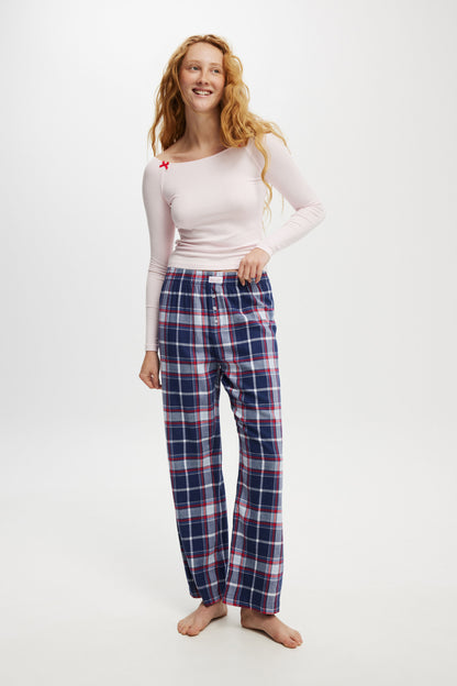 Sleep Recovery Boat Neck Sleep Top