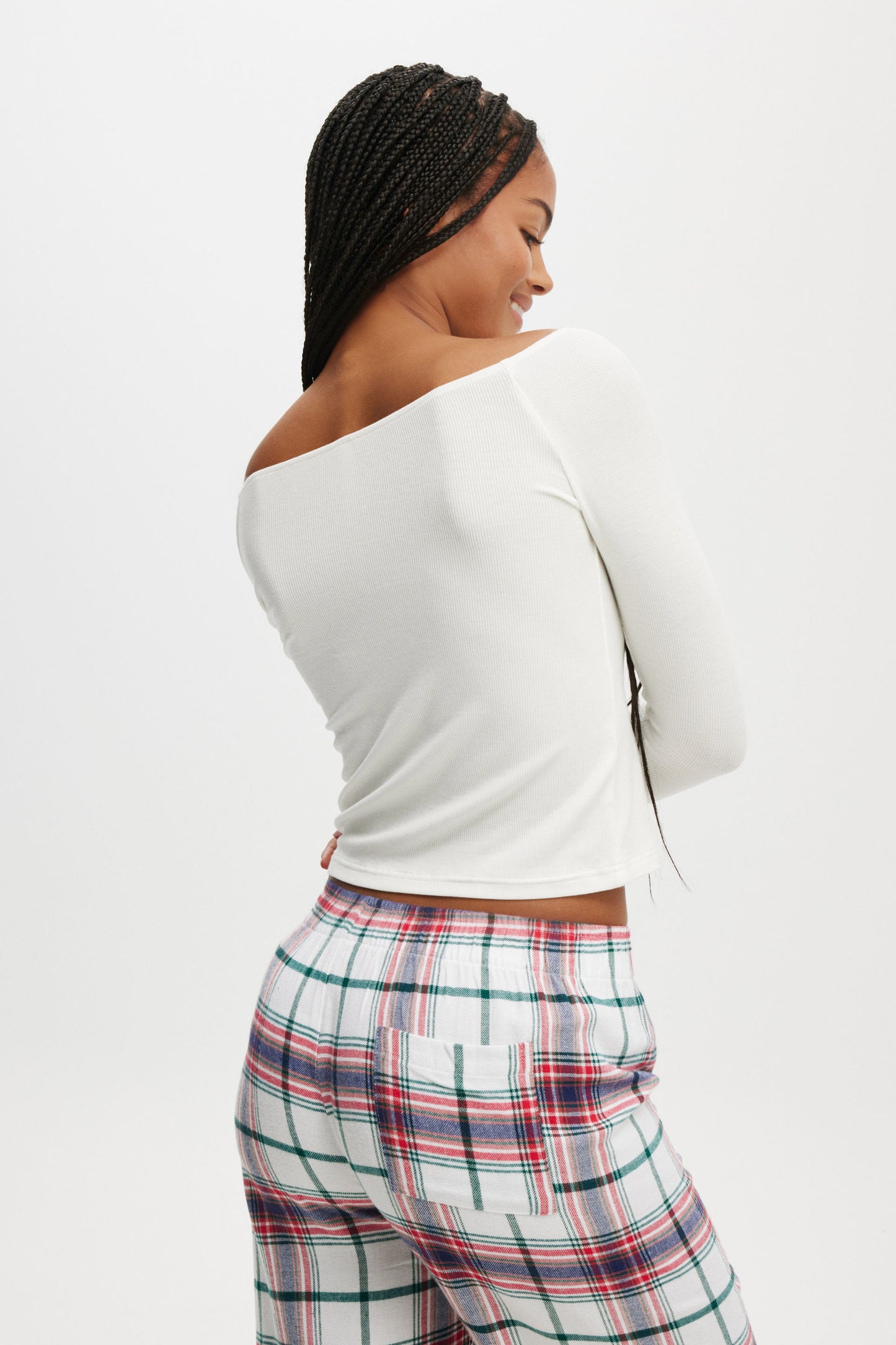 Sleep Recovery Boat Neck Sleep Top