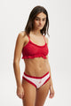 Stretch Lace Scoop Bralette