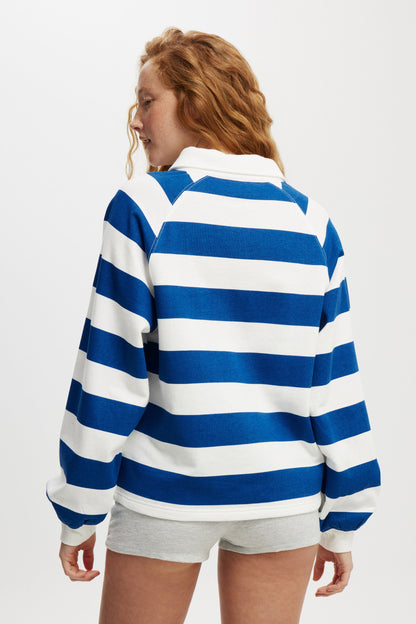 Oversized Collared Lounge Fleece Sweater