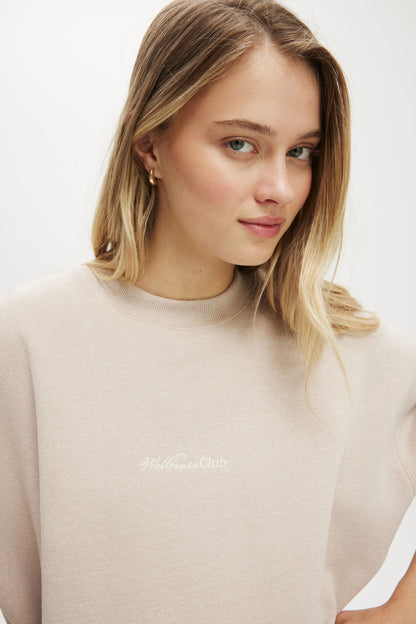 Plush Graphic Crew Sweatshirt