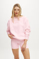 Plush Graphic Crew Sweatshirt