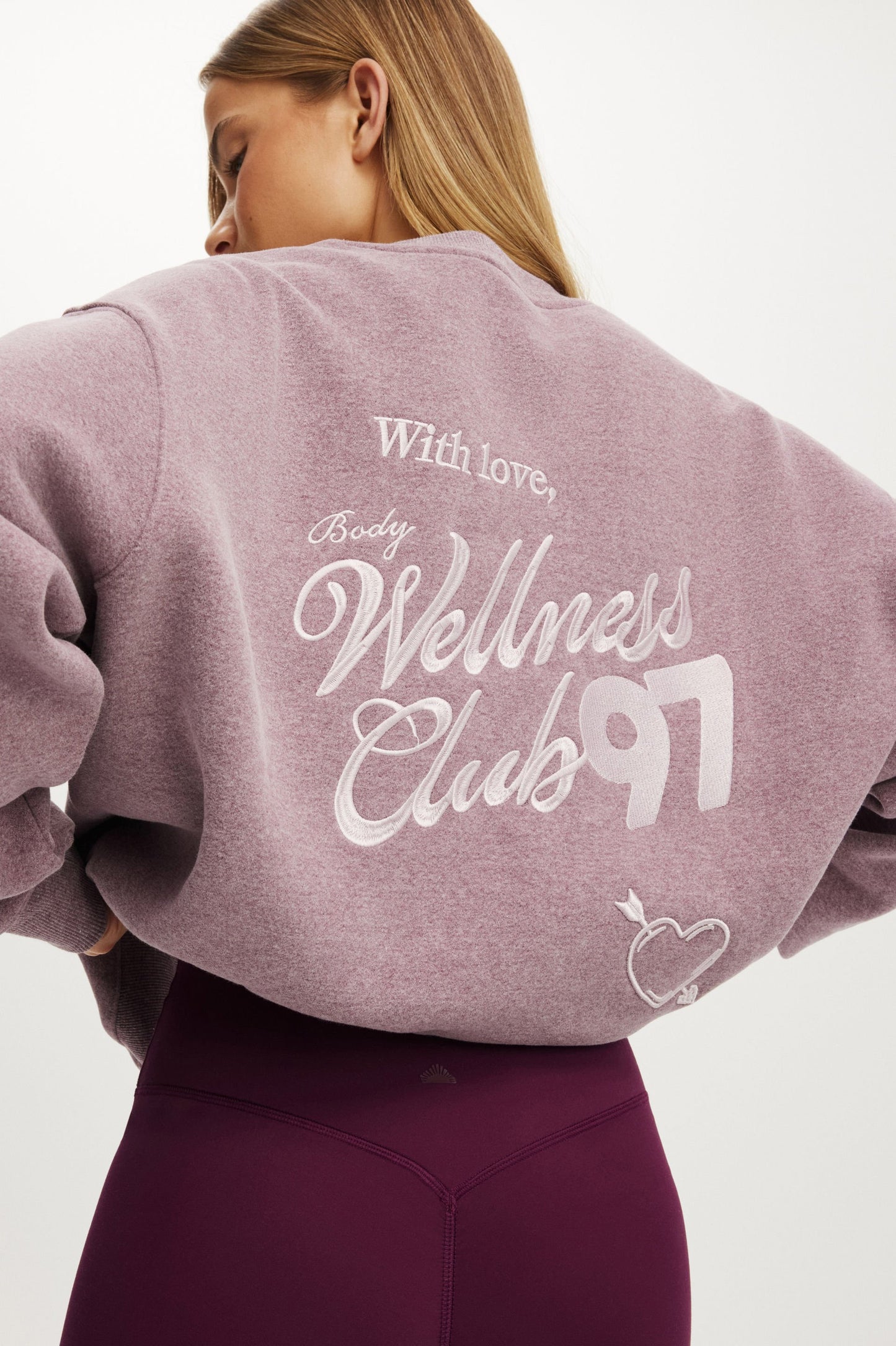 Plush Graphic Crew Sweatshirt