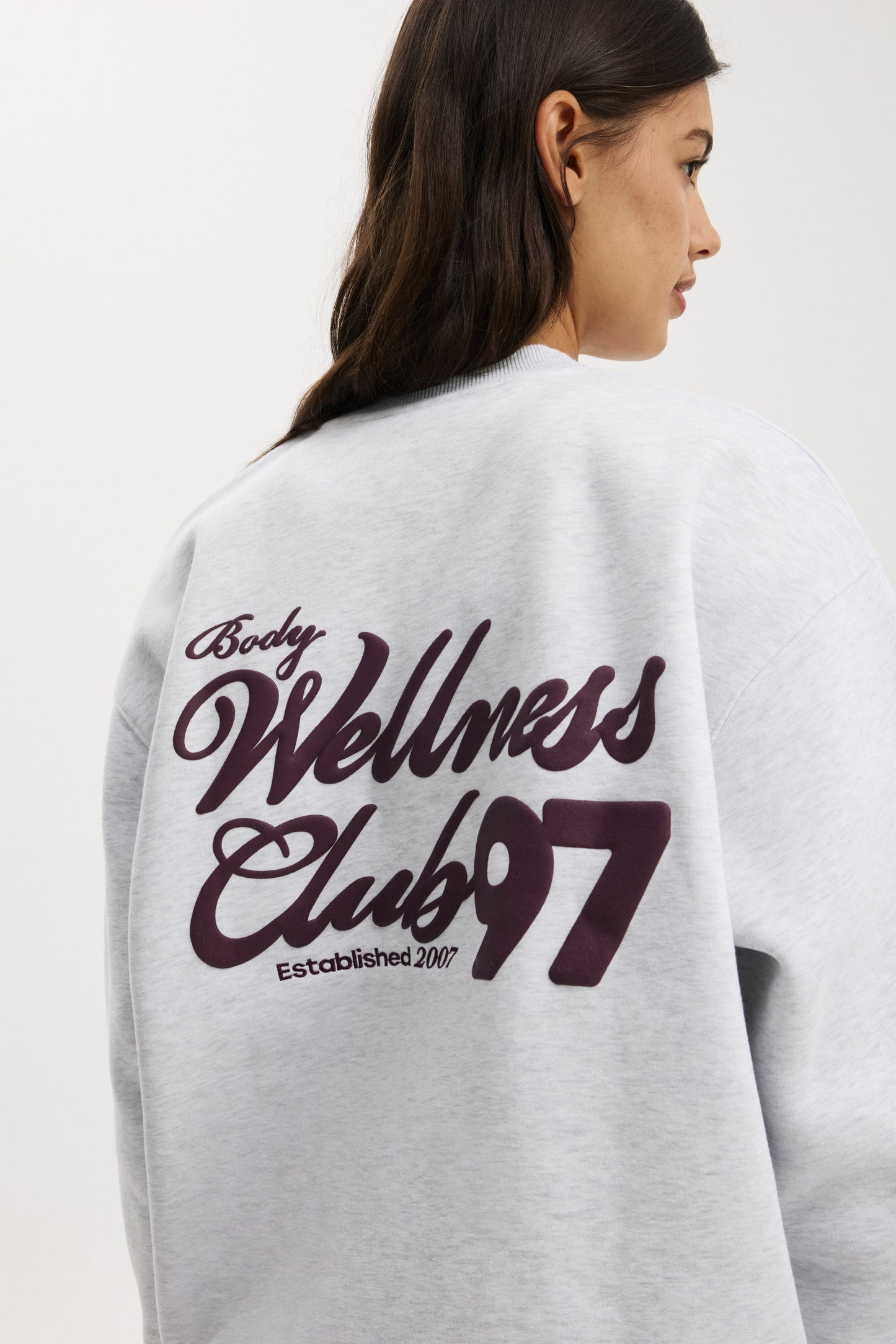 Plush Graphic Crew Sweatshirt