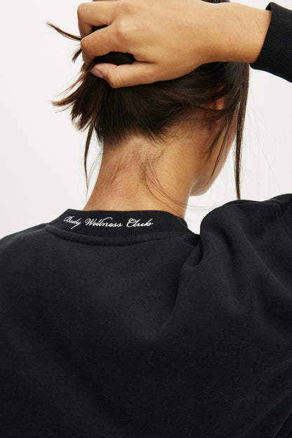 Plush Graphic Crew Sweatshirt