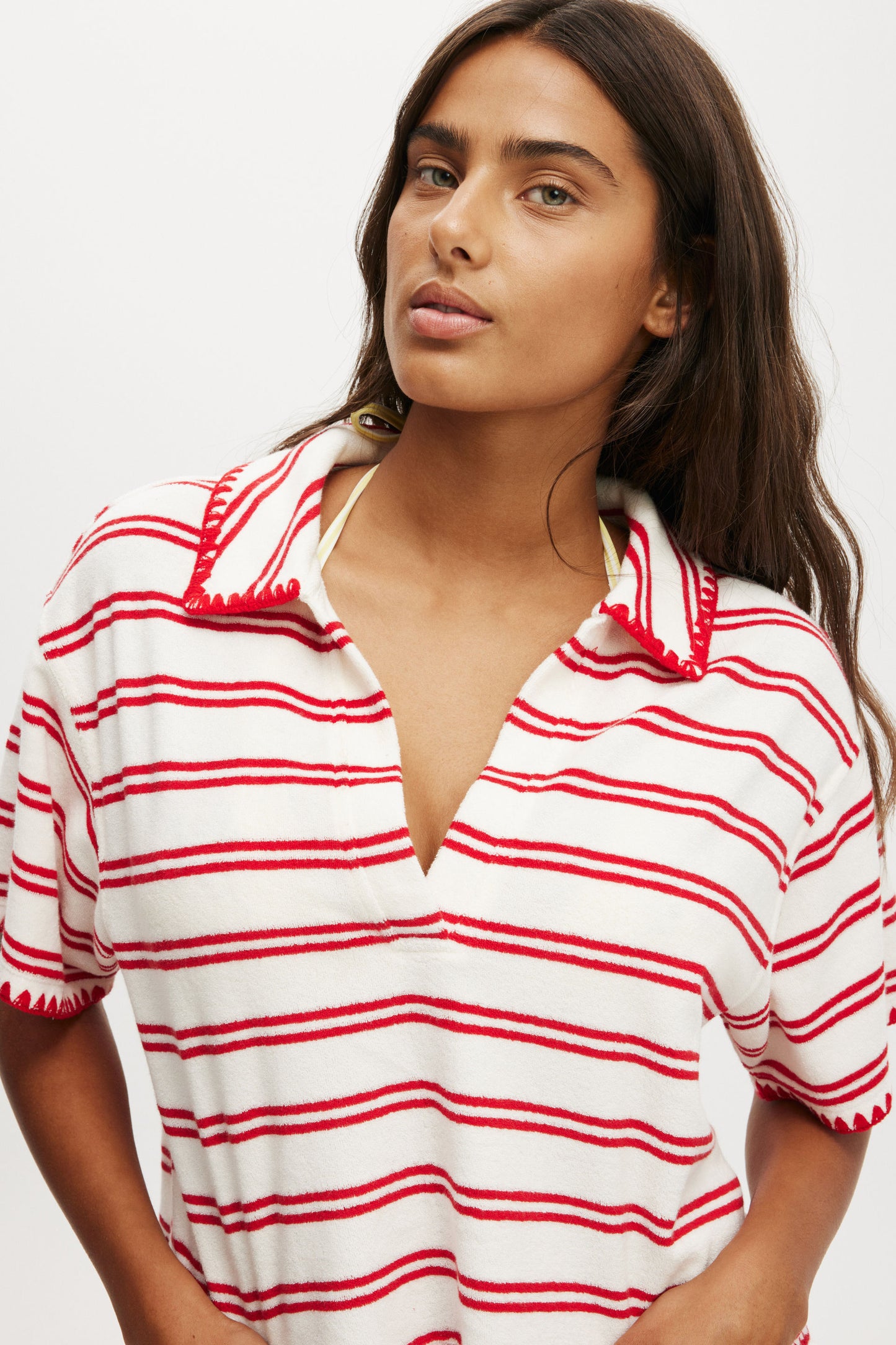 Terry Beach Short Sleeve Shirt