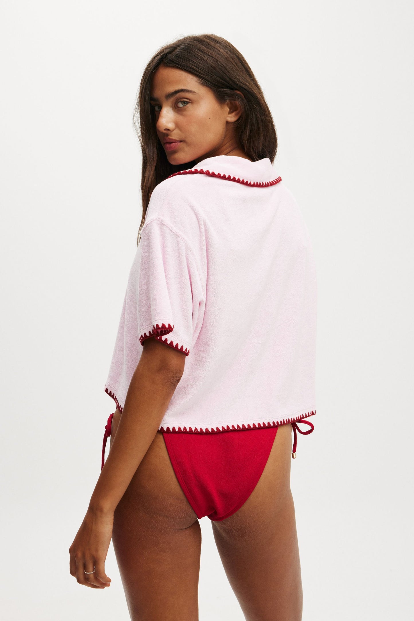 Terry Beach Short Sleeve Shirt
