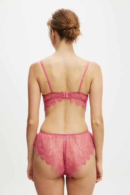 Eyelash Lace Underwire Bra