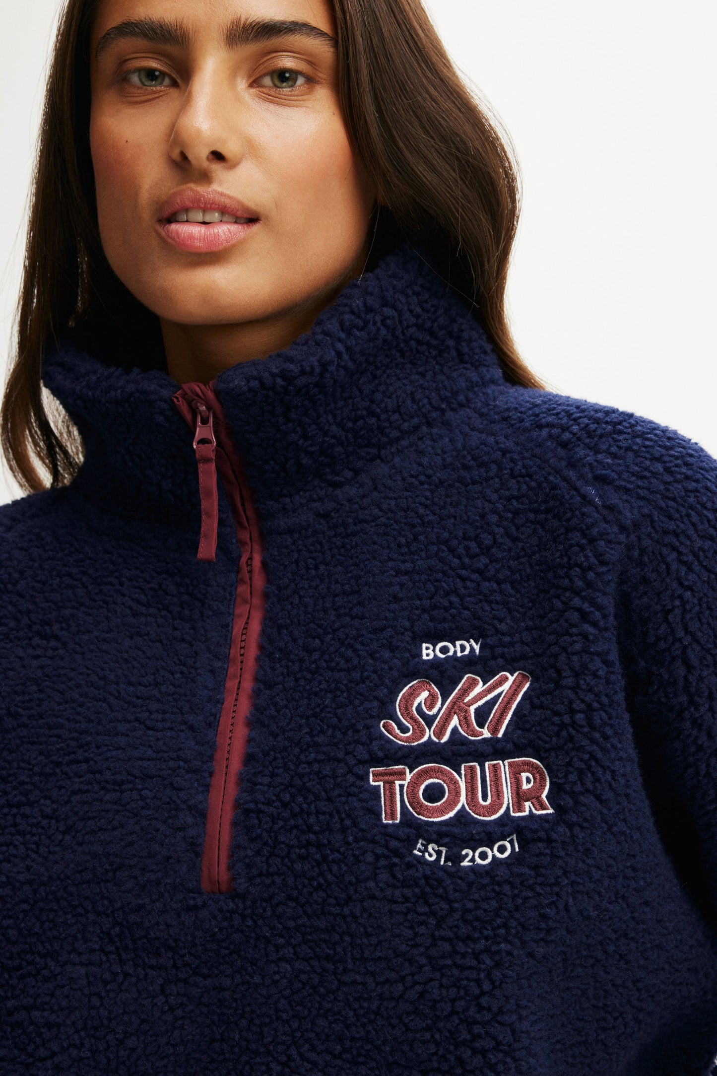 Balance Half Zip Sherpa Pullover Jacket